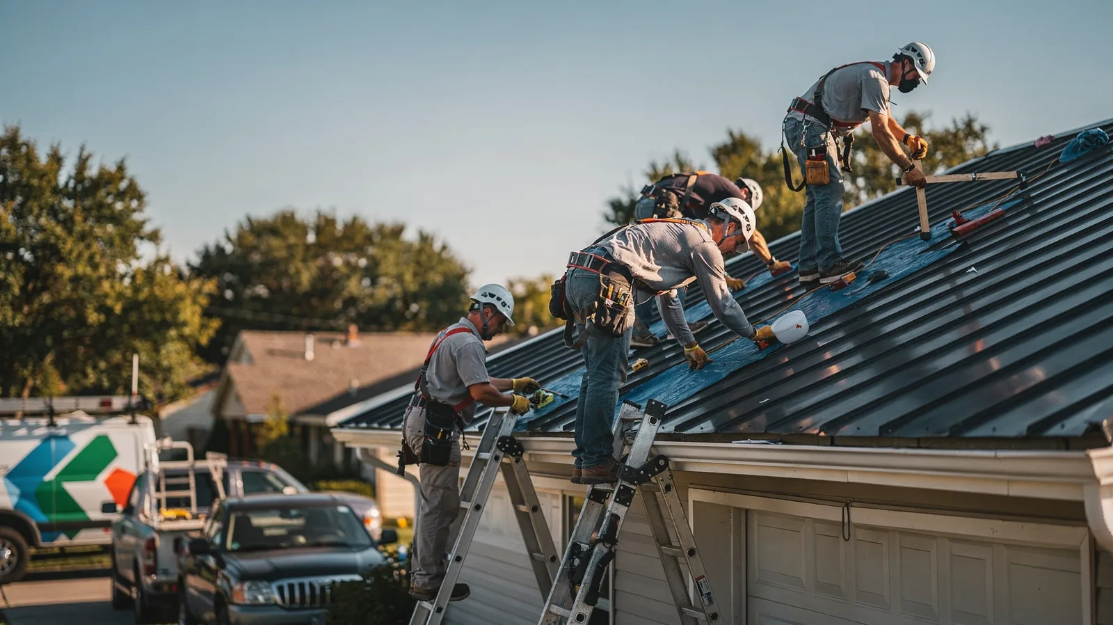 Metal Roof Installation in Hamshire, TX near me